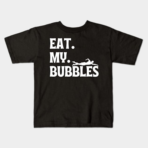 eat-my-bubble Kids T-Shirt by DewaJassin